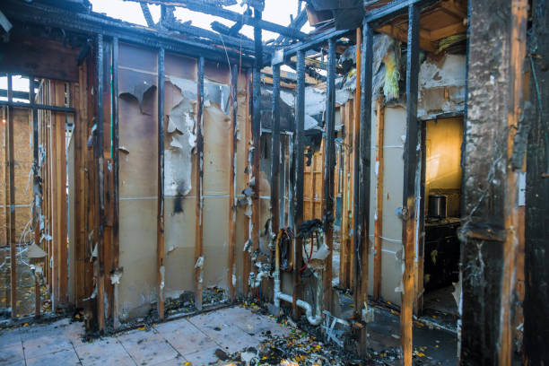 Professional Fire Damage Repair technician working in Annandale, NJ